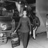 June Lockhart in front of Chariot