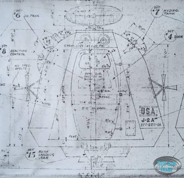 Exterior of Full Scale Space Pod and Door