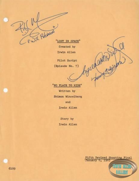 Original Script for No Place to Hide