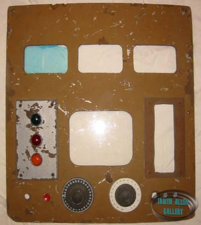 Original Seismograph Prop Faceplate