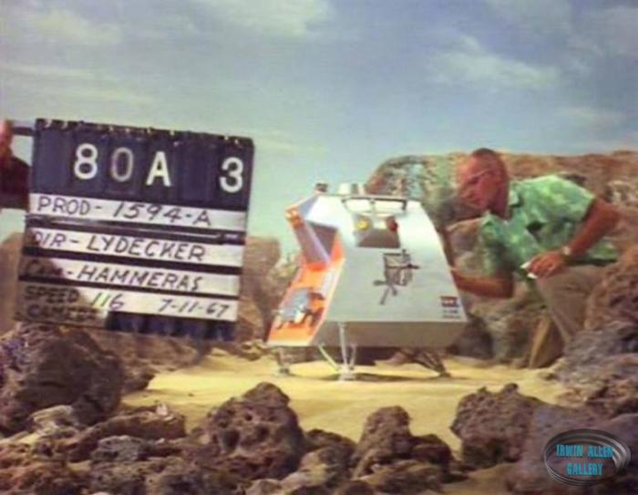 Filming Space Pod Miniature