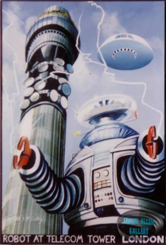 Robot at Telecom Tower in London