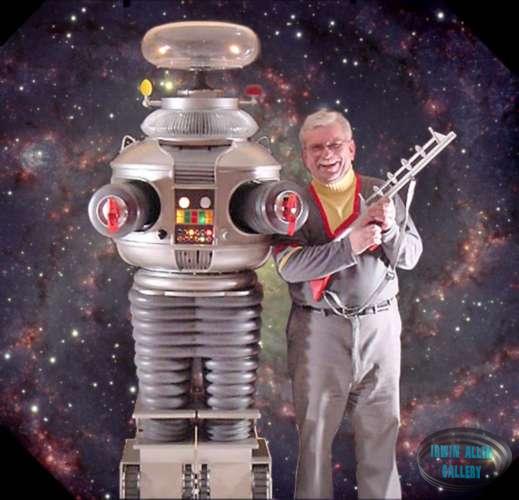 Bob Aucutt with his B9 Robot