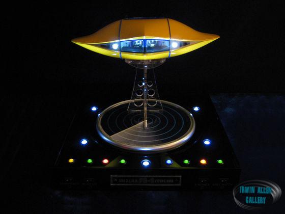 Moebius Flying Sub with Custom Base and Stand