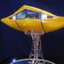 Moebius Flying Sub with Custom Base and Stand