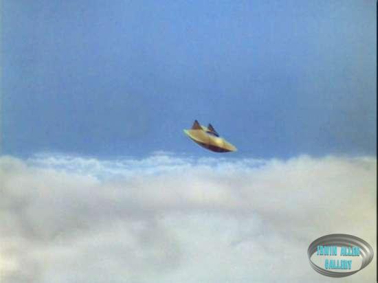 Flying Sub above the clouds