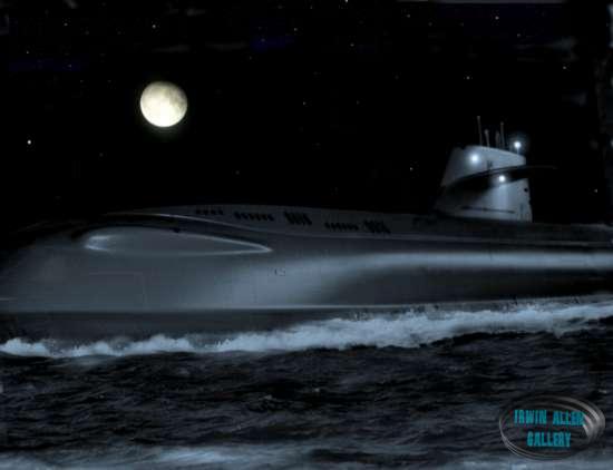 Seaview at night