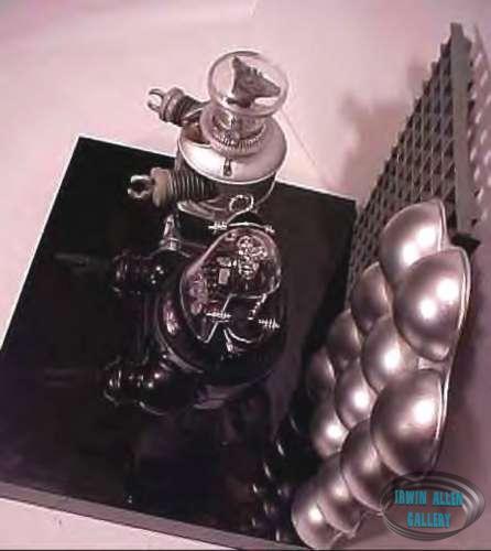 Robby the Robot and the B-9 Robot from Lost in Space episode: "War of the Robots"