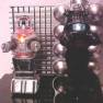 Robby the Robot and the B-9 Robot from Lost in Space episode: "War of the Robots"