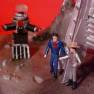 Custom built-up diorama from the Lost in Space television episode titled "Welcome Stranger"