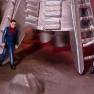 Custom built-up diorama from the Lost in Space television episode titled "Welcome Stranger"