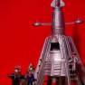 Custom built-up diorama from the Lost in Space television episode titled "Welcome Stranger"