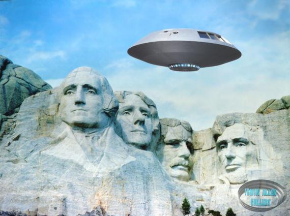 Jupiter 2 over Mount Rushmore
