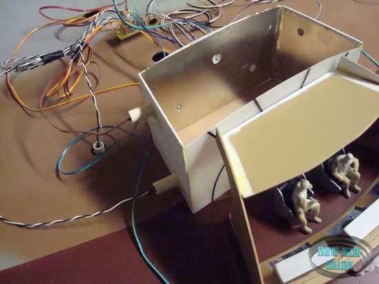 J-2 interior with "light box" & wiring