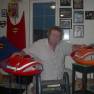 Mike Aucutt with his Spindrift Models