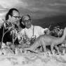 Irwin Allen with Brontosaurus