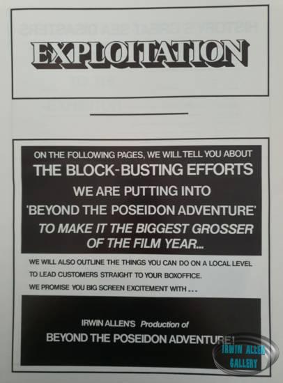 Beyond the Poseidon Adventure Pressbook