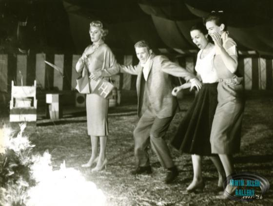 Rhonda Flemming, Red Buttons, Adele Mara, and Kathryn Grant