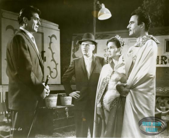 Victor Mature, Red Buttons, Kathryn Grant and Gilbert Roland