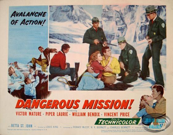 Dangerous Mission Lobby Card