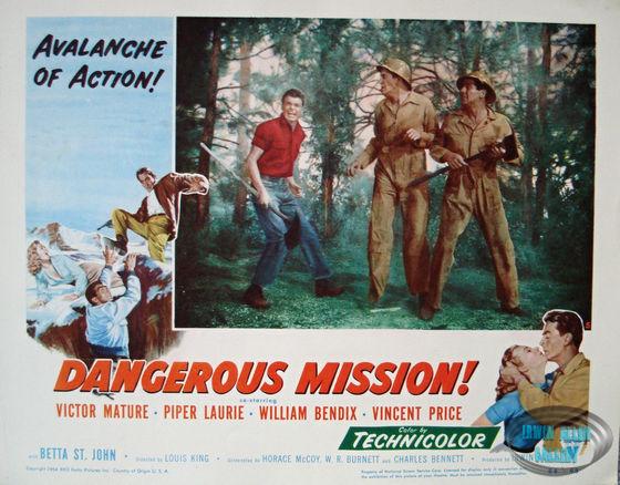 Dangerous Mission Lobby Card