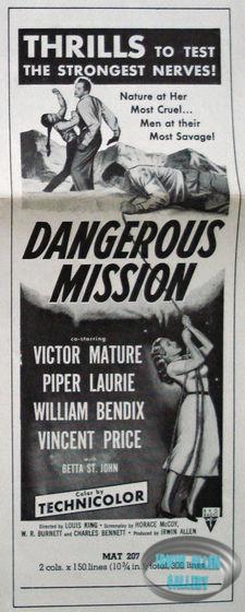 Dangerous Mission Press Book
