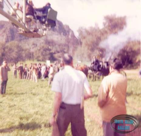 Irwin Allen Filming from the crane