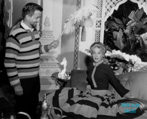 Paul Z helps Barbara Eden to keep cool