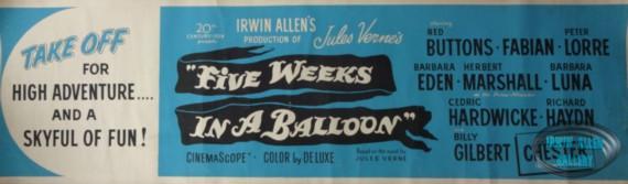 Five Weeks in A Balloon Poster
