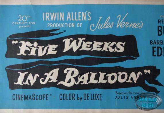 Five Weeks in A Balloon Poster