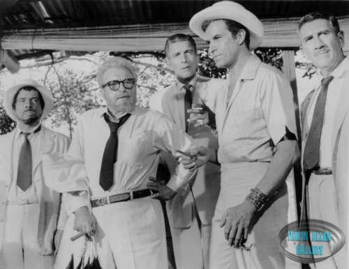 Jay Novello, Claude Rains, Michael Rennie, Fernando Lamas and Richard Haydn