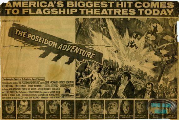 Promotional clipping for The Poseidon Adventure