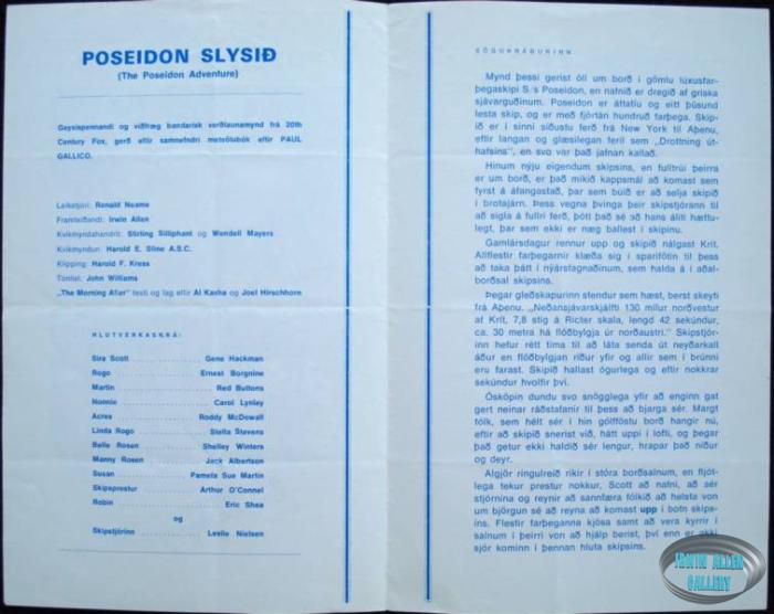 Icelandic Poseidon Adventure Flyer