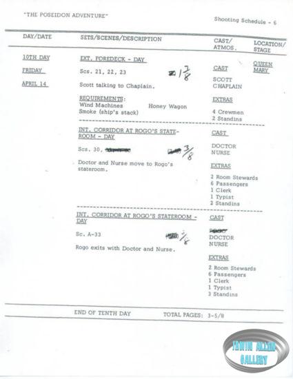 Day 10: 14 April 1972, Deck and Rogo's Stateroom