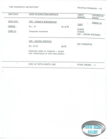 Day 59: 23 June 1972, Susan's Stateroom, Azores