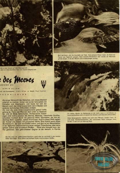 German Sea Around Us Booklet