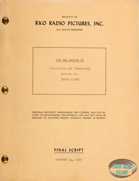 Sea Around Us Script Cover