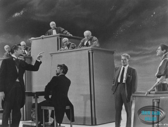 Vincent Price as the Devil with Ronald Colman and John Carradine