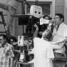 Irwin Allen filming The Swarm