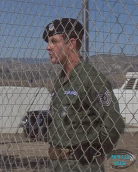 US Air Force Guard outside Missile Complex