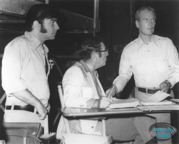 Joe Musso, Irwin Allen and Paul Newman
