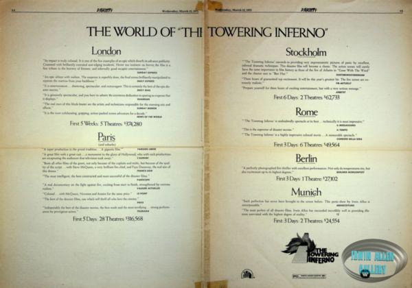 Variety Towering Inferno Ad 12 March 1975