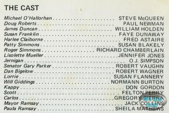 The Towering Inferno Cast