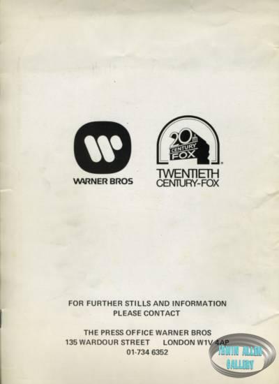 British Towering Inferno Press Kit