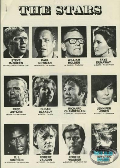 British Towering Inferno Press Kit