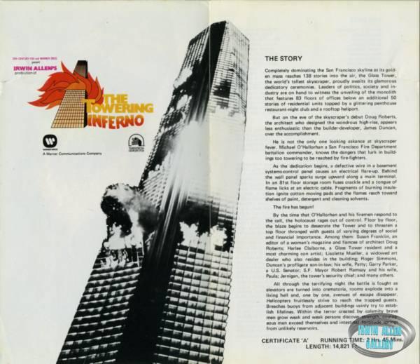 British Towering Inferno Press Kit