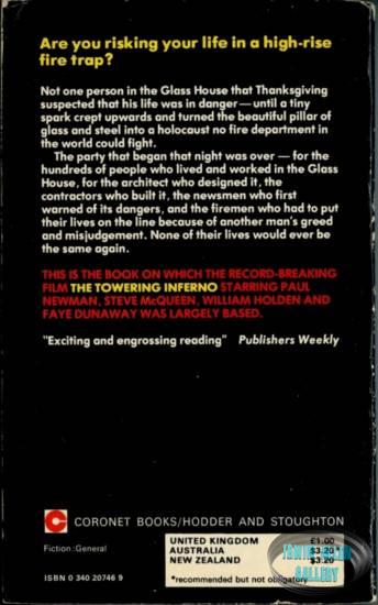 The Glass Inferno Novel Cover 2