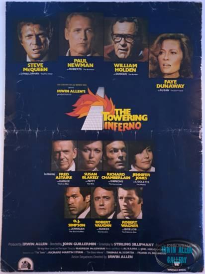 Large Towering Inferno Pressbook