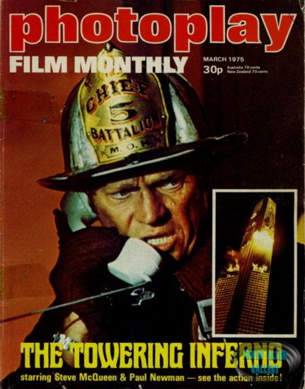 Photoplay March 1975 Towering Inferno Article