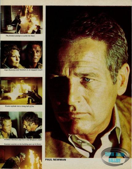 Photoplay March 1975 Towering Inferno Article